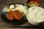 コロッケ定食（市場食堂）