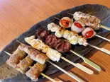 串焼きおまかせ7種盛り(鳥楽苑)