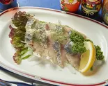 セリオトカ(ニシンの塩漬け)（ろしあ亭 大きなロールキャベツ 元祖白いビーフストロガノフの店）