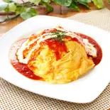 マリナーラソースオムライス（台湾CAFÉ げんかい茶屋 札幌店）