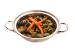 オクラカレー[ドライ]/Okura curry [dry]（インド料理 MAHARAJA）