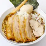 【肉と卵に溺れろ】味玉チャーシュー煮干しラーメン(大盛無料)(中華そば あたり野方店~極上煮干しラーメン)