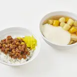 豆花+魯肉飯（台湾スイーツ 台湾九份芋圓 高田馬場店）