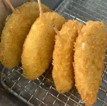 玉ねぎの串揚げ(浪花のコロッケいも太郎)