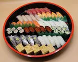 上握り5人前(盛り込み桶) Premium Sushi - Serving for 5 (Assorted Platter)（寿司あおい 成城学園店）