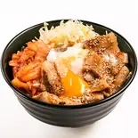 温玉豚キムチ丼(Pork＆Kimuchi＆Egg Bowl)（復活！カルピ丼）