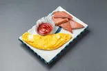 ポークステーキ＆玉子焼き（大衆酒場 天竜）