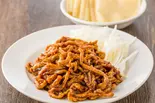 豚細切りの北京風 Beijing Style Shredded Pork with Sweet Brown Sauce(中華料理 成都 高円寺本店)