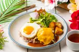 ロコモコWチーズソース（モアナキッチンカフェ 新宿タカシマヤタイムズスクエア店）