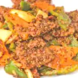 牛肉のクミン風炒め(けいぐん飯店)