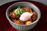 とろ玉旨辛味噌ぶたバラ丼（十勝帯広豚丼 三代目ぶた広 西新店）