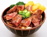 特盛牛ステーキ丼(リトパ食堂 都島店)