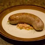 自家製『鴨＆オレンジ』ソーセージ（PICICA PICICA PIZZA ＆ PASTA）
