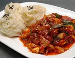 タコ炒め（韓国料理屋アミ家）