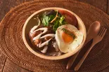 ロコモコ「デミグラス」（【肉汁溢れる！手作りハンバーグのロコモコ専門店 】キーバーグ）