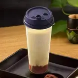 ほうじ茶紅豆ラテRoasted Tea Red Bean Latte（金星 ヴィーナス ビューティアサイーフルーツボウル Venus beauty Acai fruit-bowl 落合店）