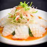 イカのネギタレかけ【葱油鱿鱼】(中国東北家郷料理永利 豊洲駅前店(1号店))