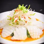 イカのネギタレかけ（本格中華料理 永利 六本木店）