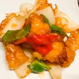 白身魚甘酢かけ(味四川 四川ダイニング)