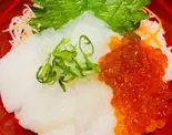 えんがわイクラ丼（大衆魚酒場 魚の舞）
