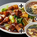 豚角煮丼セット（香港屋 池袋店）