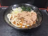 肉うどん(温)（そばの陣）
