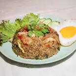 パッカパオチャーハン（お好み焼き ふきのとう/タイ料理 サバイサバイ）