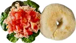 フィッシュサンド（Gluten-Free Bagels ＆ Salad efu）