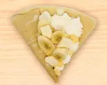 練乳クリームチーズバナナ（自然卵のクレープ）