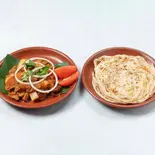 ビーフ ロースト＆ポロッタセット(1枚) / Beef Roast and Porotta set（Kerala Kitchen 新丸子店）