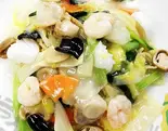 海鮮あんかけ焼きそば（台湾菜館 弘城）