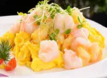 ふんわり海老玉子塩炒め（千葉餃子 船橋店）
