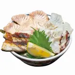 海鮮炙りづくし丼（海鮮丼の駅前 心斎橋店）