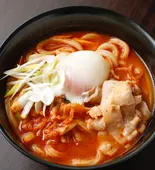 スンドゥブチゲ豚カルビうどん（匠のうどん 彩屋 芝浦店）