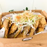 ネギ醤油手羽先(6pc)（COCO CHICKEN 高田馬場）