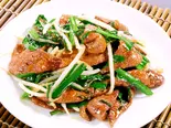 ニラレバ炒め（中華料理　南砂餃子坊　北砂店）
