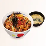 キムチ牛めし(味噌汁付)（松屋 天神店）