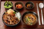 韓国ハラミプルコギ丼定食(100g) Harami Bulgogi Korean Bowl Set Meal（ハラミステーキ丼＆ビビンバ 「ハラミ市場」 立花店）