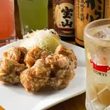 若鶏の唐揚げ(5個)Deep fried chicken(中華料理 酔笑酒場 渋谷店)