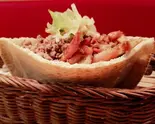 ミックスケバブサンド Beef ＆ Chicken mix Kebab Sandwich（本格カレースターケバブ ビリヤニ ハラル専門店）