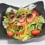 炙りサーモンじゃこあえ（OM酒場）