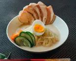 さっぱり鶏白湯冷麺 White Chicken Broth Cold Noodles（東京冷麺スタンド 立川店）