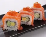 サーモン&いくらロール(3ヶ) Salmon & Salmon Roe Roll (3 pieces)(東京寿司 ITAMAE SUSHI 愛宕店 Tokyo Sushi Itamae Sushi Atago)