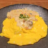 きのこクリームのふわとろオムライス（うまいものDining 我流）
