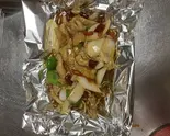 ホルモンの辛口炒め(辣炒肥肠)（中崋苑）