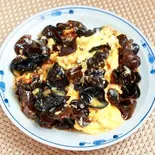 きくらげ玉子炒め Stir-Fried Cloud Ear Mushroom and Egg(らあめん渋谷三丁目)