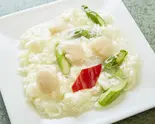 帆立と卵白ふんわり炒め Scallop & Egg White Stir-Fry(中国料理 百番)