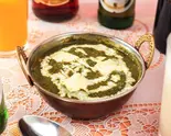 ほうれん草パニール Spinach Paneer（ハリオム 旗の台店）