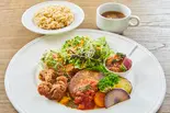 グルテンフリーハンバーグセット*Gluten free vegan-burger set(レインボーバードランデヴー)