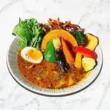 14種の彩り素揚げ野菜スープカレー(エイト カリィ)